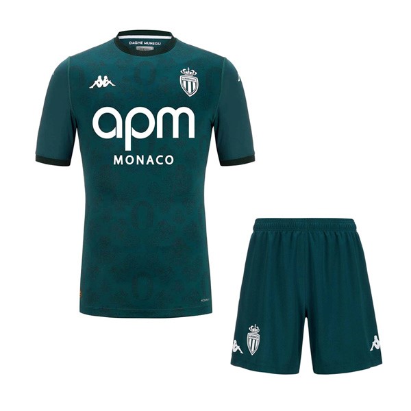 Camiseta AS Monaco Replica Segunda Ropa Niño 2024/25